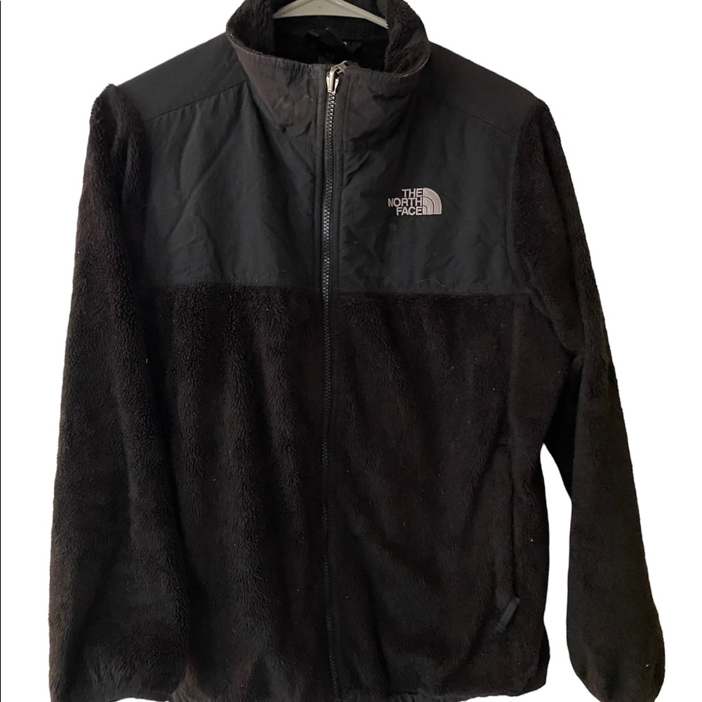 North face full zip black jacket size XL
